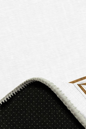 Hardy Modern Şönil Pamuk Tabanlı Yıkanabilen Kaydırmaz Antibakteriyel Mutfak Halısı - Aydahome