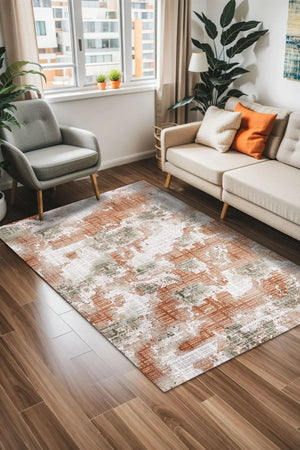 Marie Modern Kadife Yıkanabilir Kaymaz Pamuk Tabanlı Antibakteriyel Salon Halısı - Aydahome