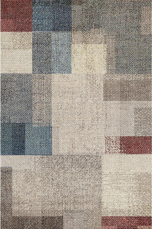 Apelia Kadife Desenli Pamuk Tabanlı Yıkanabilen Kaydırmaz Antibakteriyel Salon Halısı - Aydahome