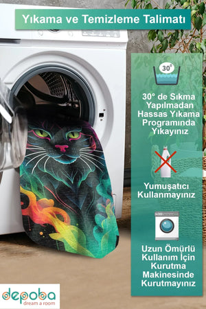 Caty Modern Kadife Oyuncu Odası Halısı Kadife Kaymaz Pamuk Tabanlı Yıkanabilir Antibakteriyel Gamer - Aydahome