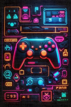 Penra Modern Kadife Oyuncu Odası Halısı Kadife Kaymaz Pamuk Tabanlı Yıkanabilir Antibakteriyel Gamer - Aydahome