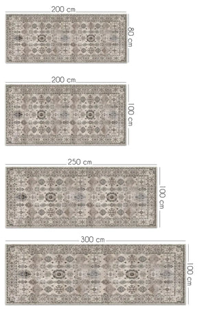 Zeran Modern Şönil Doğal Pamuk Tabanlı Kaymaz Antibakteriyel Yıkanabilir Çevre Dostu Yolluk - Aydahome