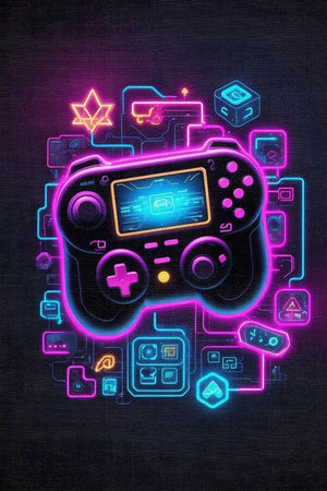 Couns Modern Şönil Gaming Oyuncu Odası Halısı Dijital Baskılı Kaymaz Taban Yıkanabilir Gaming Halısı - Aydahome