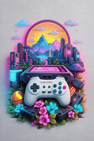 Gamser Modern Şönil Gaming Oyuncu Odası Halısı Dijital Baskılı Kaymaz Taban Yıkanabilir Gaming Halısı - Aydahome