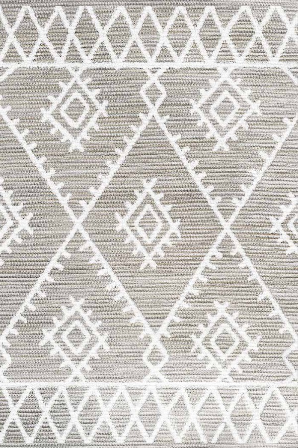 Abre Desenli Pamuk Tabanlı Yıkanabilen Kaydırmaz Antibakteriyel Şönil Salon Halısı