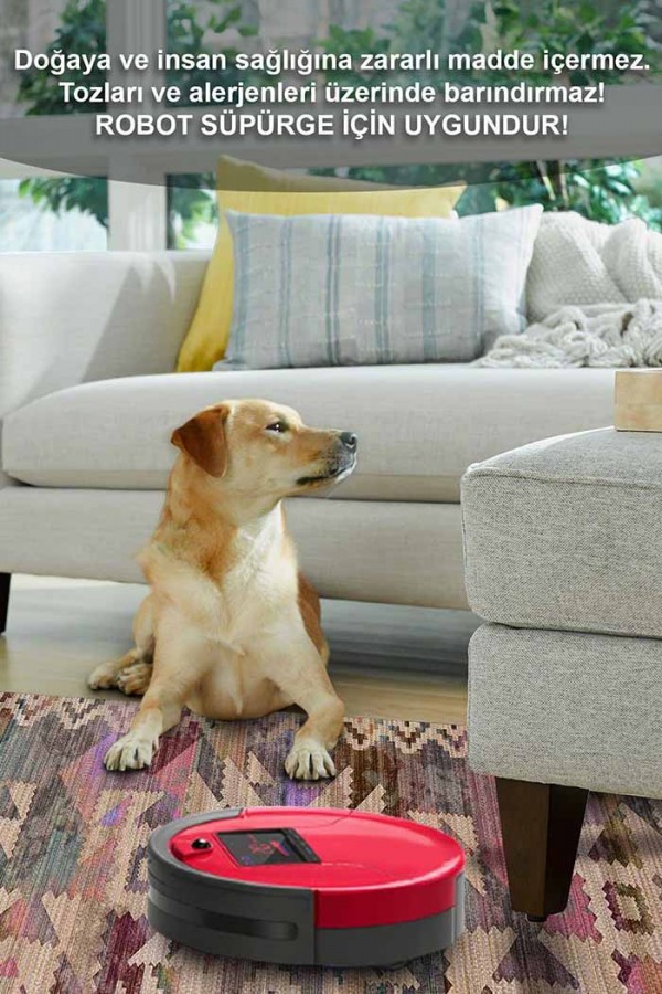 Adelina Desenli Pamuk Tabanlı Yıkanabilen Kaydırmaz Antibakteriyel Şönil Salon Halısı