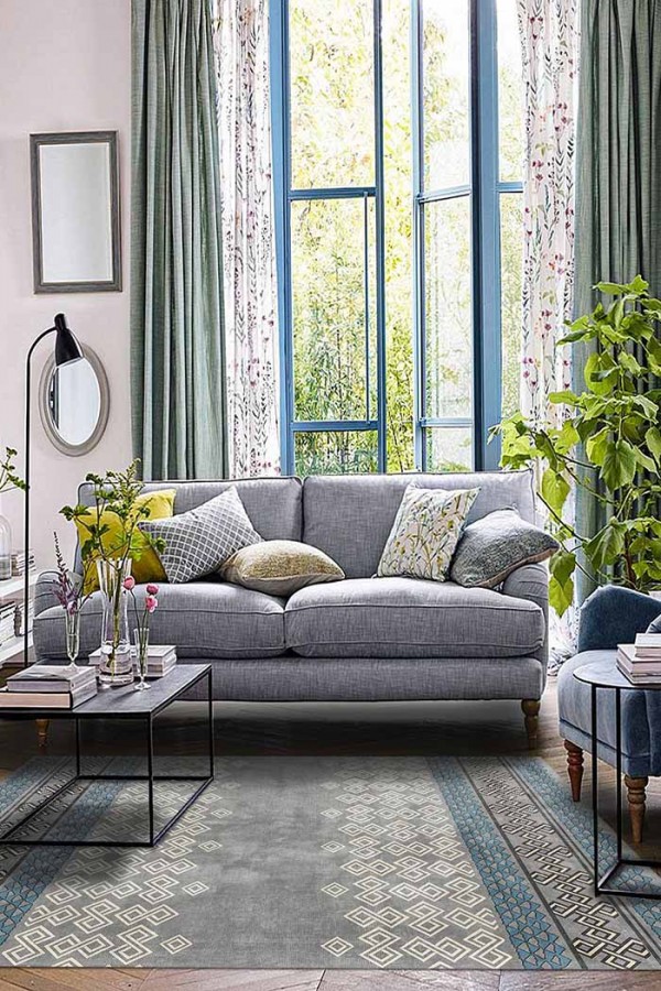 Alessi Desenli Pamuk Tabanlı Yıkanabilen Kaydırmaz Antibakteriyel Şönil Salon Halısı Alessi Desenli Pamuk Tabanlı Yıkanabilen Kaydırmaz Antibakteriyel Şönil Salon Halısı