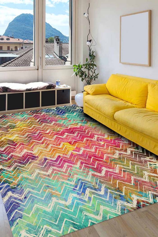 Alvin Pamuk Tabanlı Yıkanabilen Kaydırmaz Antibakteriyel Şönil Salon Halısı Alvin Pamuk Tabanlı Yıkanabilen Kaydırmaz Antibakteriyel Şönil Salon Halısı