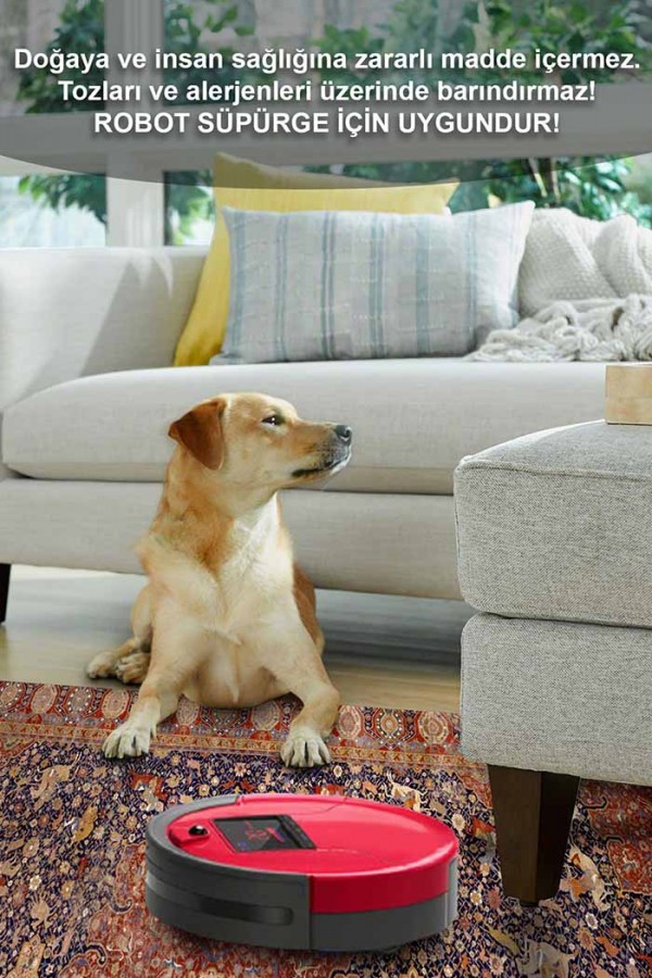 Arpiar Desenli Pamuk Tabanlı Yıkanabilen Kaydırmaz Antibakteriyel Şönil Salon Halısı