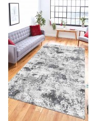 Balder Desenli Pamuk Tabanlı Yıkanabilen Kaydırmaz Antibakteriyel Şönil Salon Halısı