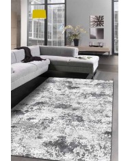 Balder Desenli Pamuk Tabanlı Yıkanabilen Kaydırmaz Antibakteriyel Şönil Salon Halısı