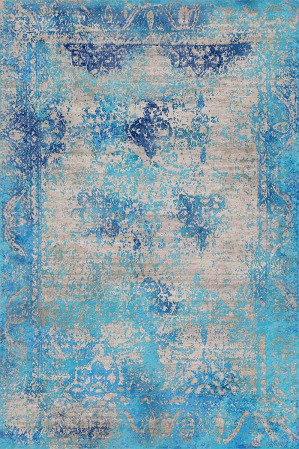 Belissa Desenli Pamuk Tabanlı Yıkanabilen Kaydırmaz Antibakteriyel Şönil Salon Halısı