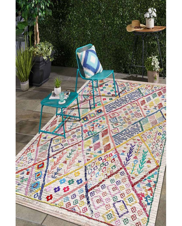 Boujdor Pamuk Tabanlı Yıkanabilen Kaydırmaz Antibakteriyel Şönil Salon Halısı