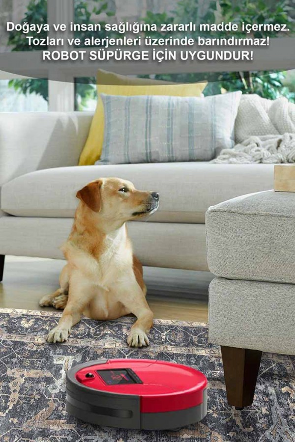 Brook Desenli Pamuk Tabanlı Yıkanabilen Kaydırmaz Antibakteriyel Şönil Salon Halısı