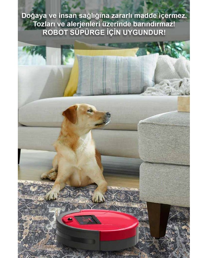 Brook Desenli Pamuk Tabanlı Yıkanabilen Kaydırmaz Antibakteriyel Şönil Salon Halısı