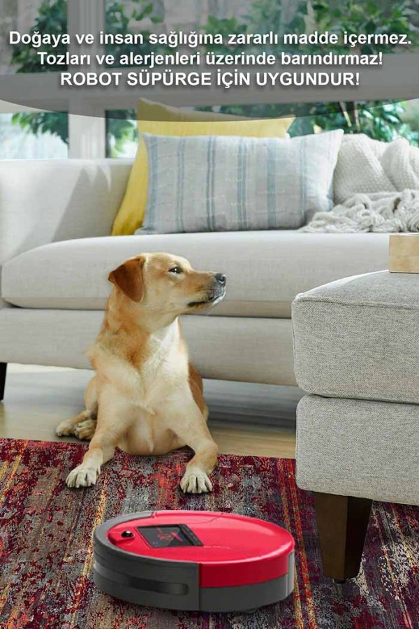 Bush Renkli Desenli Pamuk Tabanlı Yıkanabilen Kaydırmaz Antibakteriyel Şönil Salon Halısı