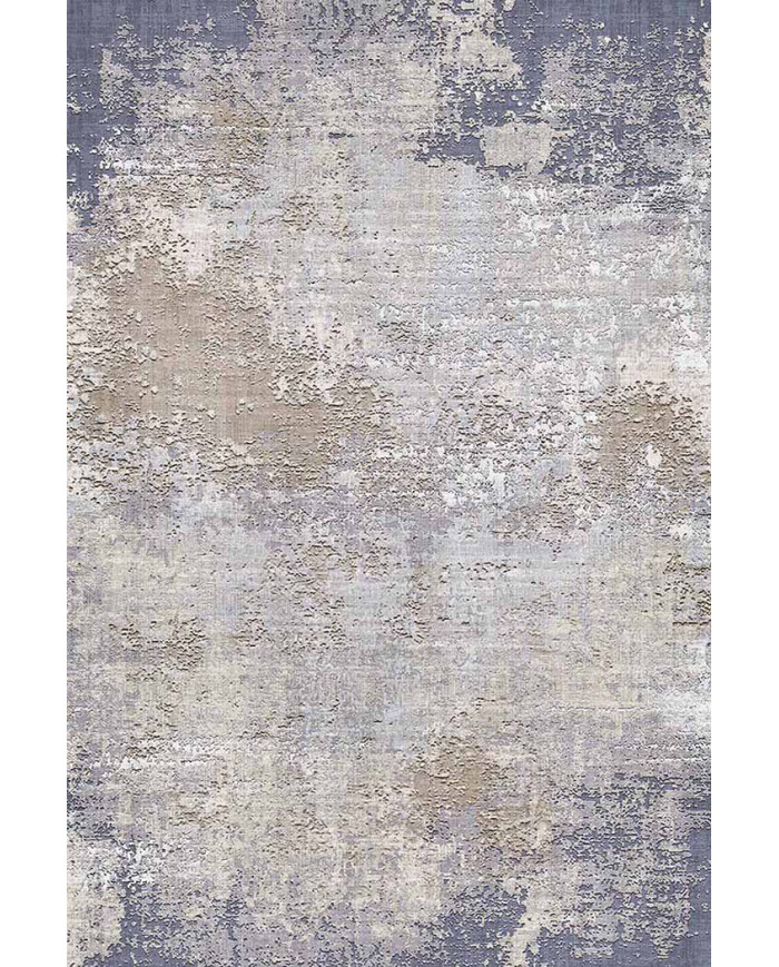 Casares Desenli Pamuk Tabanlı Yıkanabilen Kaydırmaz Antibakteriyel Şönil Salon Halısı