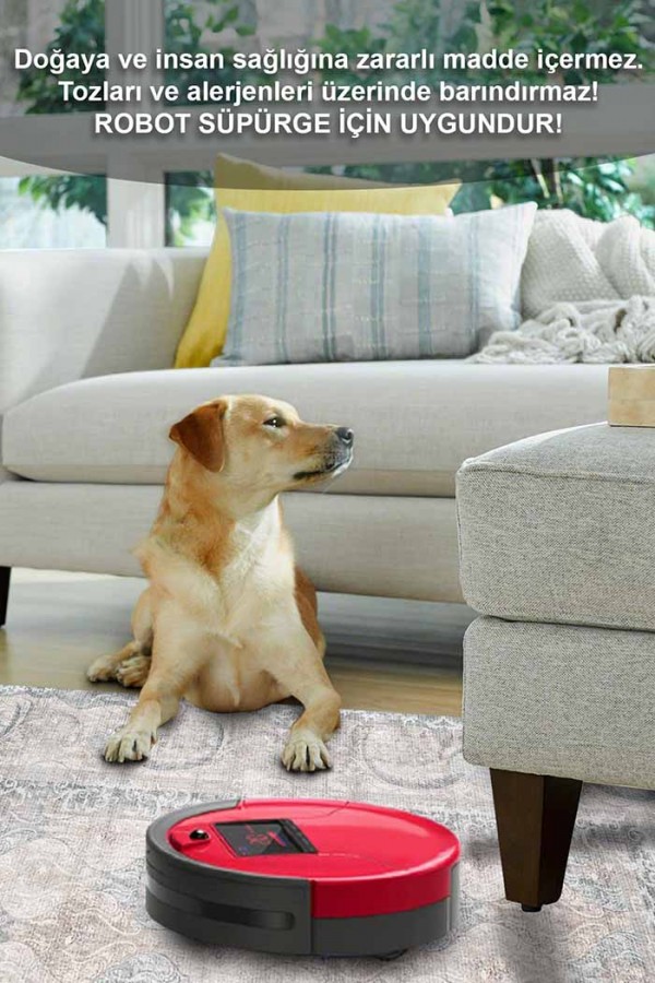 ColorBowie Desenli Pamuk Tabanlı Yıkanabilen Kaydırmaz Antibakteriyel Şönil Salon Halısı