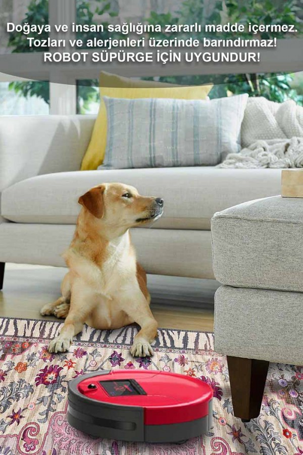 Despinax Pamuk Tabanlı Yıkanabilen Kaydırmaz Antibakteriyel Şönil Salon Halısı