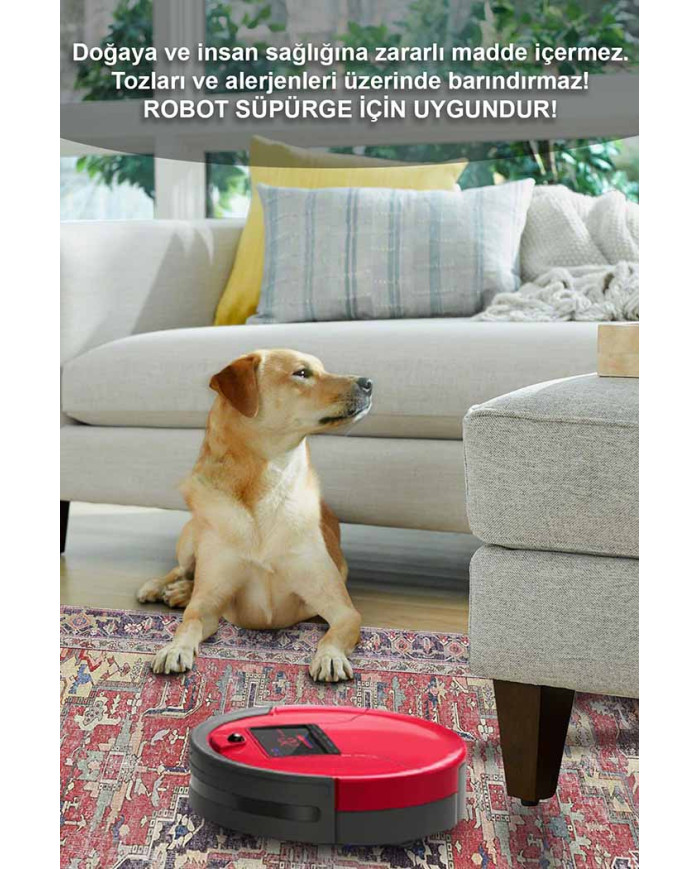 Eden Pamuk Tabanlı Yıkanabilen Kaydırmaz Antibakteriyel Şönil Salon Halısı