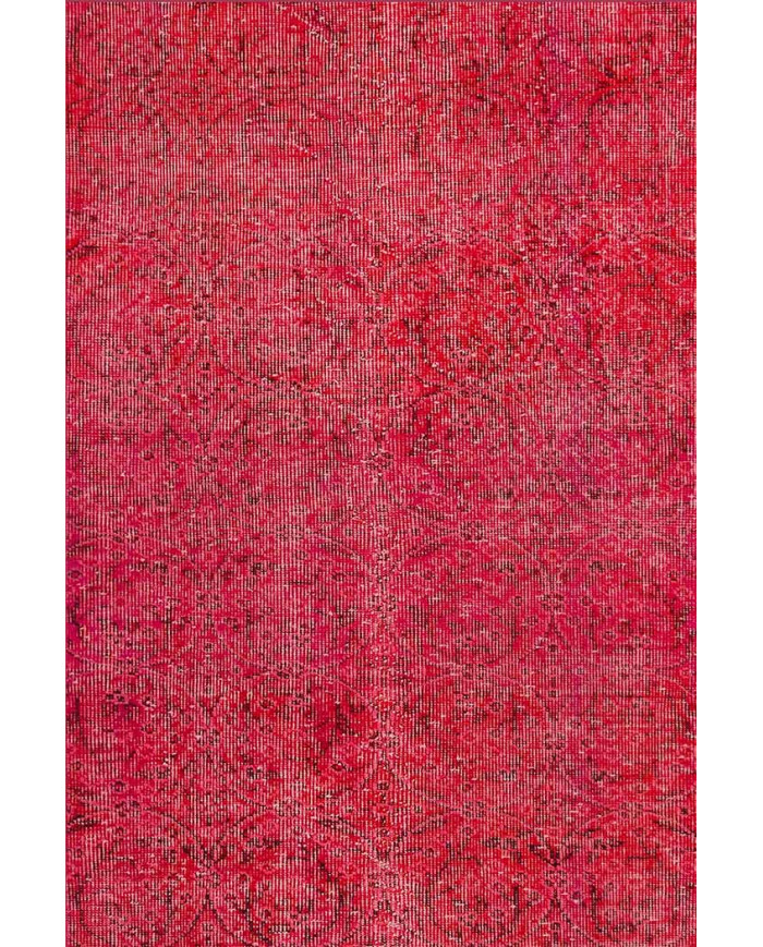 Elarte Kırmızı Pamuk Tabanlı Yıkanabilen Kaydırmaz Antibakteriyel Şönil Salon Halısı