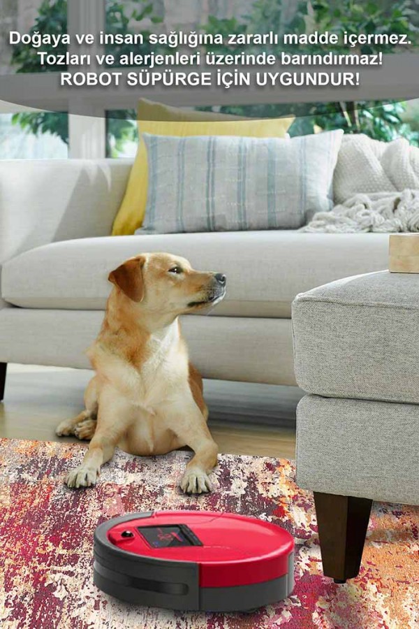 Emily Desenli Pamuk Tabanlı Yıkanabilen Kaydırmaz Antibakteriyel Şönil Salon Halısı