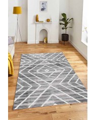 Geillo Pamuk Tabanlı Yıkanabilen Kaydırmaz Antibakteriyel Şönil Salon Halısı