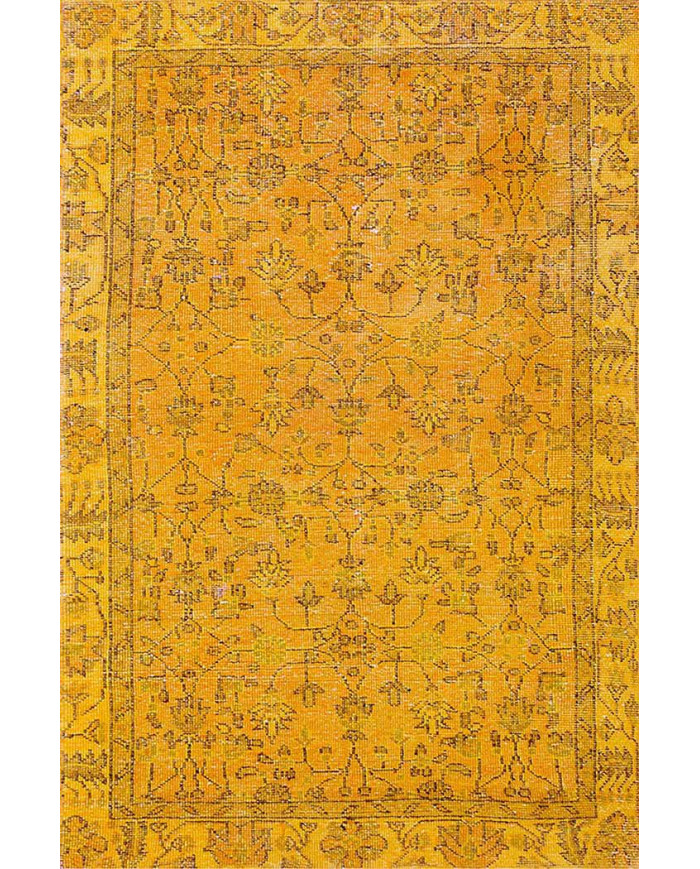 Ginato Desenli Pamuk Tabanlı Yıkanabilen Kaydırmaz Antibakteriyel Şönil Salon Halısı