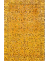 Ginato Desenli Pamuk Tabanlı Yıkanabilen Kaydırmaz Antibakteriyel Şönil Salon Halısı