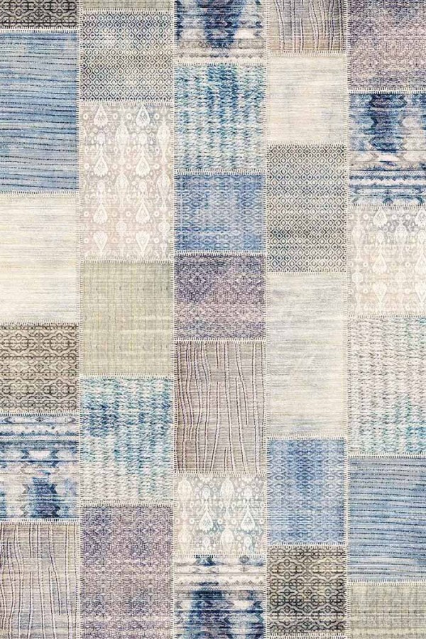 Henry Patchwork Desenli Pamuk Tabanlı Yıkanabilen Kaydırmaz Antibakteriyel Şönil Salon Halısı Henry Patchwork Desenli Pamuk Tabanlı Yıkanabilen Kaydırmaz Antibakteriyel Şönil Salon Halısı