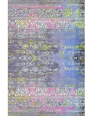 Kane Desenli Pamuk Tabanlı Yıkanabilen Kaydırmaz Antibakteriyel Şönil Salon Halısı