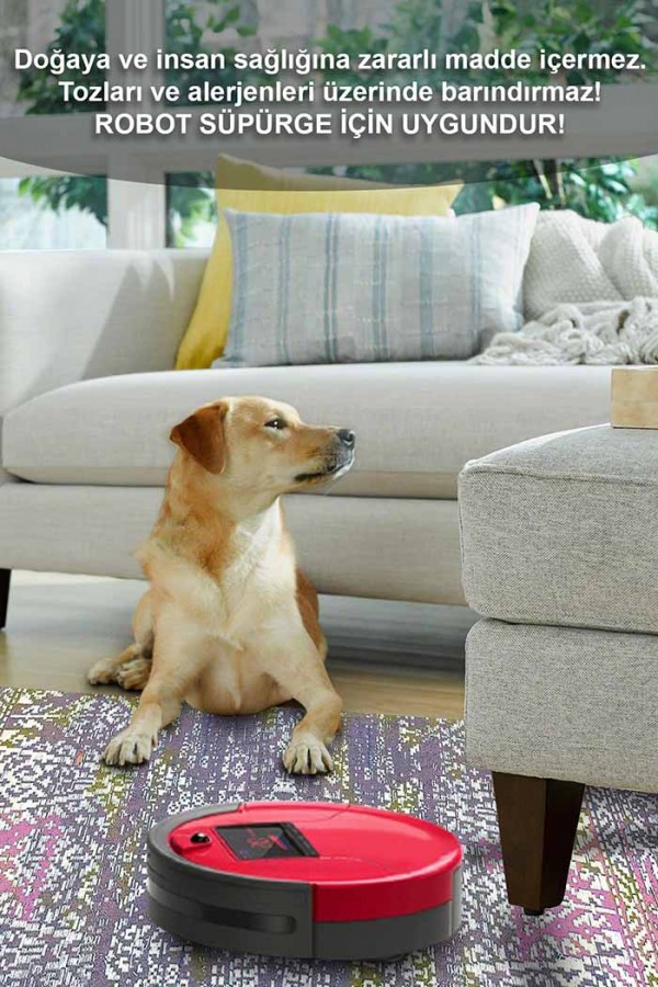 Kane Desenli Pamuk Tabanlı Yıkanabilen Kaydırmaz Antibakteriyel Şönil Salon Halısı