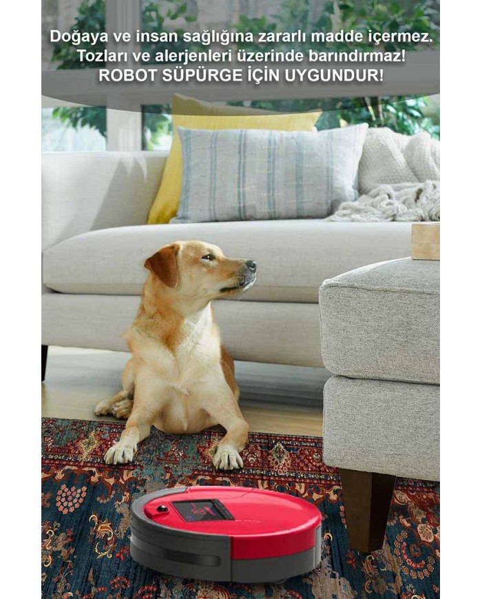 Kinevart Desenli Pamuk Tabanlı Yıkanabilen Kaydırmaz Antibakteriyel Şönil Salon Halısı