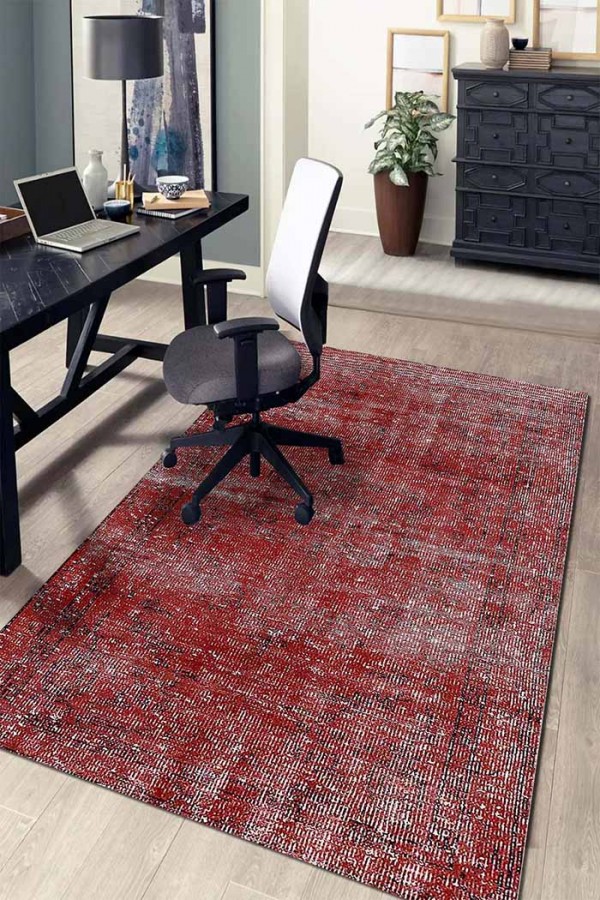 Labalel Pamuk Tabanlı Yıkanabilen Kaydırmaz Antibakteriyel Şönil Salon Halısı