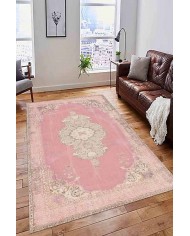 Lix Pamuk Tabanlı Yıkanabilen Kaydırmaz Antibakteriyel Şönil Salon Halısı