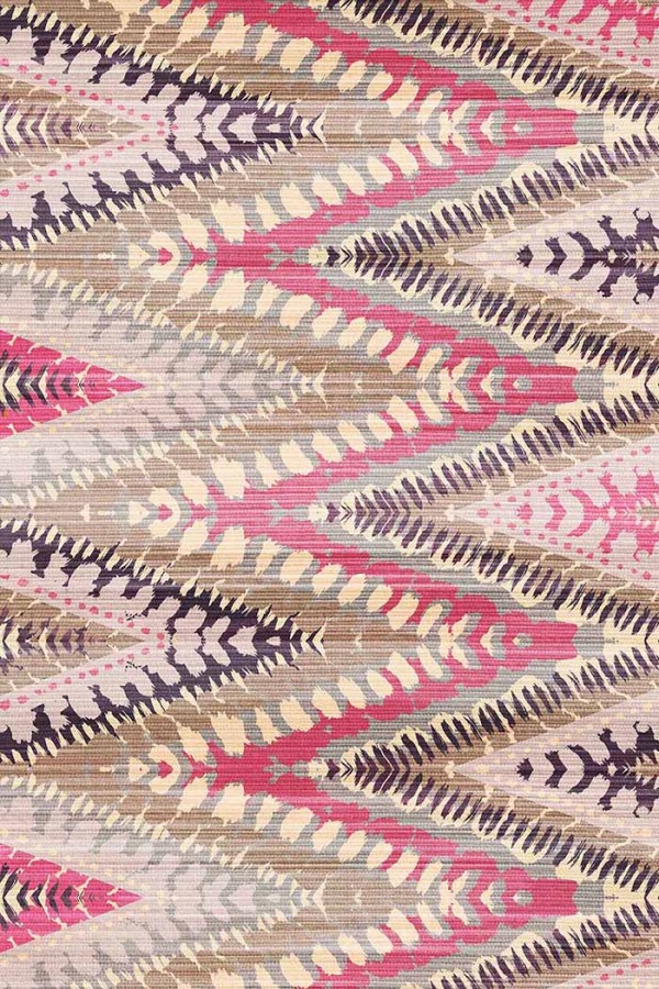 Lona Geometrik Desenli Pamuk Tabanlı Yıkanabilen Kaydırmaz Antibakteriyel Şönil Salon Halısı