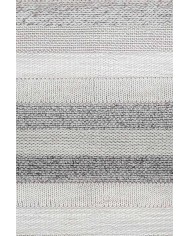 Loop İskandinav Desenli Pamuk Tabanlı Yıkanabilen Kaydırmaz Antibakteriyel Şönil Salon Halısı