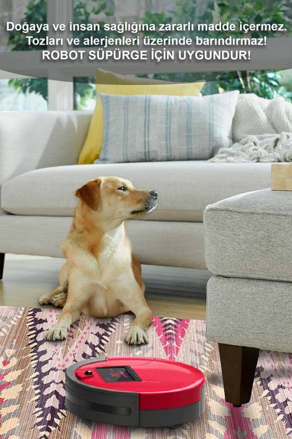 Lona Geometrik Desenli Pamuk Tabanlı Yıkanabilen Kaydırmaz Antibakteriyel Şönil Salon Halısı