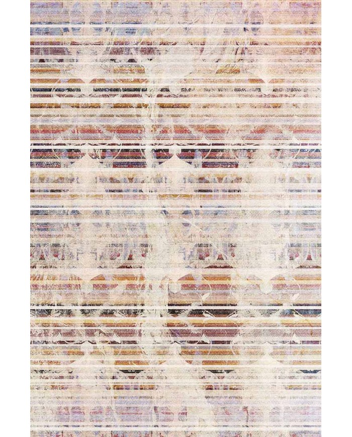 Luke Desenli Pamuk Tabanlı Yıkanabilen Kaydırmaz Antibakteriyel Şönil Salon Halısı