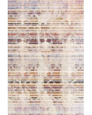 Luke Desenli Pamuk Tabanlı Yıkanabilen Kaydırmaz Antibakteriyel Şönil Salon Halısı