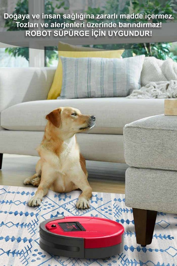 Malmö Bodrum İskandinav Desenli Pamuk Tabanlı Yıkanabilen Kaydırmaz Antibakteriyel Şönil Salon Halısı