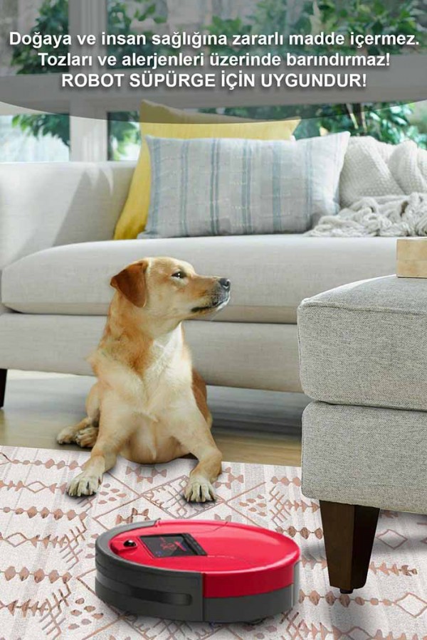 Malmö Somon İskandinav Desenli Pamuk Tabanlı Yıkanabilen Kaydırmaz Antibakteriyel Şönil Salon Halısı