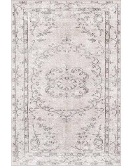 Milkyelegance Eskitme Desenli Pamuk Tabanlı Yıkanabilen Kaydırmaz Antibakteriyel Şönil Salon Halısı