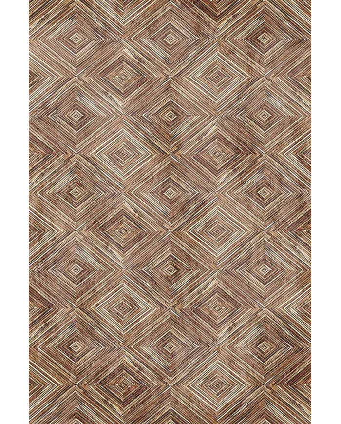 Merlin Iskandinav Desenli Pamuk Tabanlı Yıkanabilen Kaydırmaz Antibakteriyel Şönil Salon Halısı