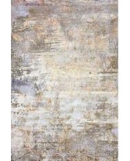 Monet Desenli Pamuk Tabanlı Yıkanabilen Kaydırmaz Antibakteriyel Şönil Salon Halısı