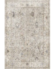 Monty Elit Desenli Pamuk Tabanlı Yıkanabilen Kaydırmaz Antibakteriyel Şönil Salon Halısı