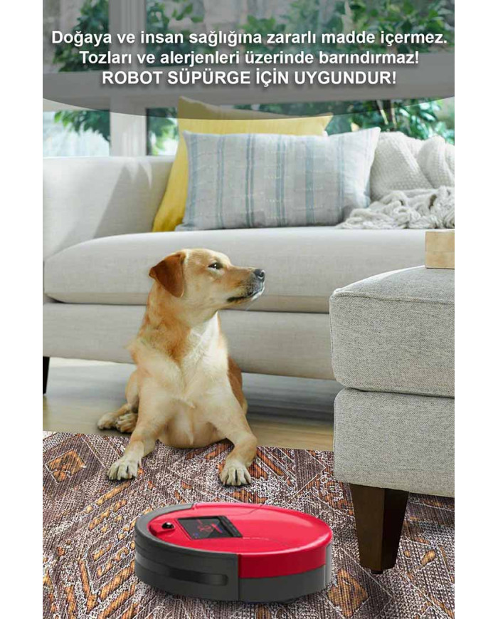 Norton Desenli Pamuk Tabanlı Yıkanabilen Kaydırmaz Antibakteriyel Şönil Salon Halısı