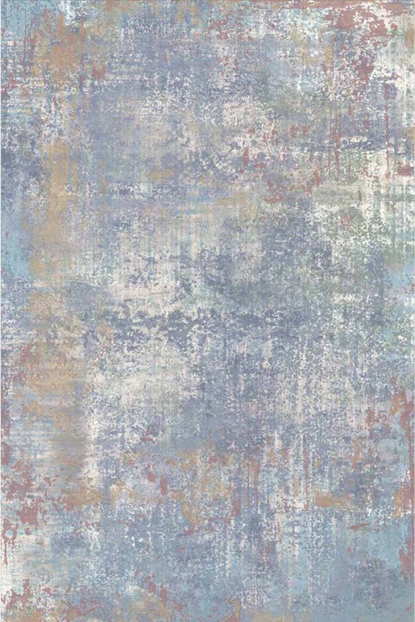 Pia Desenli Pamuk Tabanlı Yıkanabilen Kaydırmaz Antibakteriyel Şönil Salon Halısı