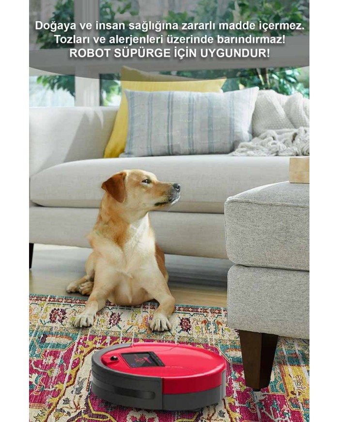 Petiax Pamuk Tabanlı Yıkanabilen Kaydırmaz Antibakteriyel Şönil Salon Halısı