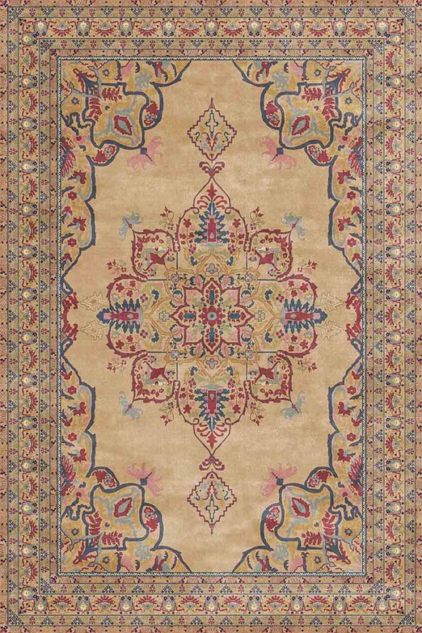 Pojix Pamuk Tabanlı Yıkanabilen Kaydırmaz Antibakteriyel Şönil Salon Halısı